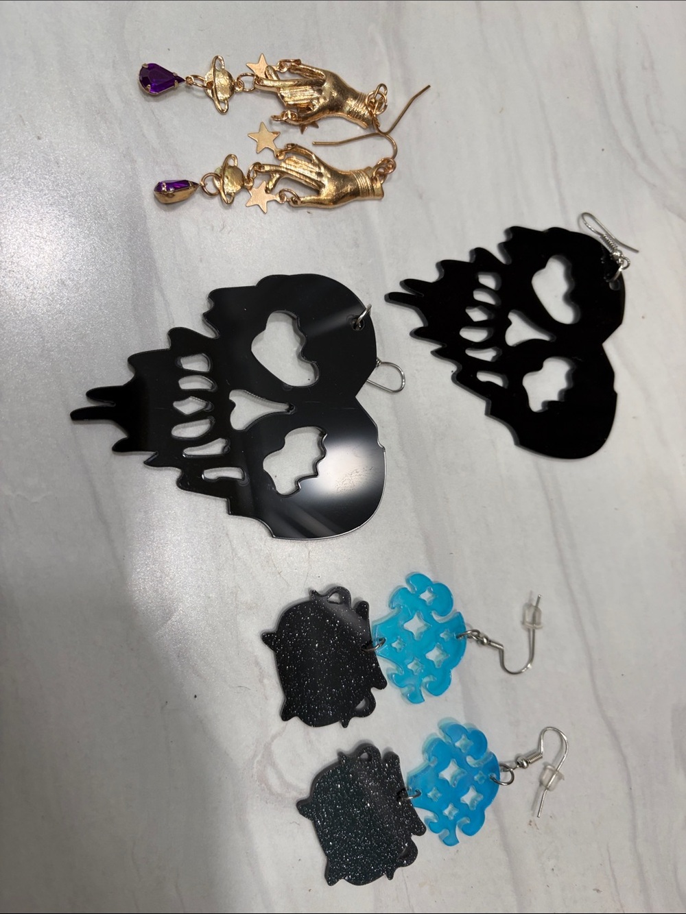 Halloween witchy earrings LOT